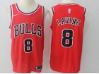 Chicago Bulls #8 Zach Lavine Red Stitched Basketball Jerseys