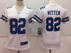 Women Dallas Cowboys #82 Jason Witten White Vapor Untouchable Limited Jersey