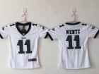 Women Philadelphia Eagles #11 Carson Wentz White Vapor Untouchable Limited Jersey