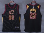 Nike Cleveland Cavaliers #23 LeBron James Black Baskeball Jerseys