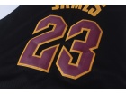 Nike Cleveland Cavaliers #23 LeBron James Black Baskeball Jerseys