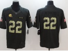 Cleveland Browns #22 Jabrill Peppers  Anthracite Salute To Service Limited Jersey