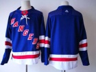 2017 Adidas New York Rangers Blank Blue Hockey Jersey