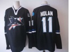 2017 Adidas San Jose Sharks #11 Owen Nolan Black Hockey Jersey