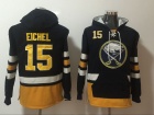 Buffalo Sabres #15 Jack Eichel Blue Hockey Pullover Hoodies