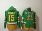 Anaheim Ducks #15 Ryan Getzlaf Green Hockey Pullover Hoodies