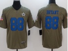 Dallas Cowboys #88 Dez Brayant Olive Salute To Service Limited Jersey