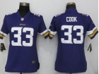 Minnesota Vikings #33 Dalvin Cook Purple Women Vapor Untouchable Limited Jersey