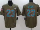 Miami Dolphins #23 Jay Ajayi Olive Salute To Service Limited Jersey