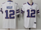 Buffalo Bills #12 Jim Kelly White Men's Vapor Untouchable Limited Jersey