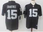 Oakland Raiders #15 Michael Crabtree Black Men's Vapor Untouchable Limited Jersey