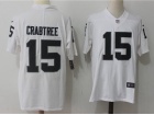 Oakland Raiders #15 Michael Crabtree White Men's Vapor Untouchable Limited Jersey