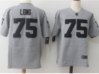 Oakland Raiders #75 Howie Long Gridiron Gray II Limited Jersey