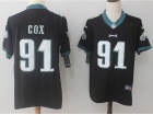 Philadelphia Eagles #91 Fletcher Cox Black Vapor Untouchable Limited Football Jersey