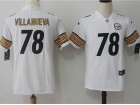 Youth Pittsburgh Steelers #78 Alejandro Villanueva White Vapor Untouchable Limited Jersey