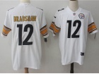 Pittsburgh Steelers #12 Terry Bradshaw White Men's Vapor Untouchable Limited Jersey