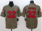 Arizona Cardinals #32 Tyrann Mathieu Olive Salute To Service Limited Jersey