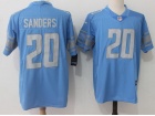 Detroit Lions #20 B.Sanders Blue Vapor Untouchable Limited Jersey