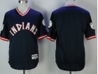 Cleveland Indians Blank Blue Pullover Baseball Jersey