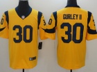 St.Louis Rams #30 Todd Gurley Yellow Color Rush Limited Jersey