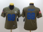 Womens Dallas Cowboys #88 Dez Brayant Olive Salute To Service Limited Jersey