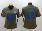 Womens Dallas Cowboys #82 Jason Witten Olive Salute To Service Limited Jersey