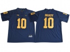 2017 Michigan Wolverines #10 Tom Brady Nave Blue College Football Jerseys