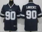 Dallas Cowboys #90 Demarcus Lawrence Blue Mens Vapor Untouchable Limited Jersey