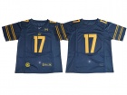 2017 Under Armour California Golden Bears #17 Navy Blue College Football Jerseys