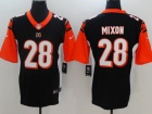 Cincinnati Bengals #28 Joe Mixon Black Men's Vapor Untouchable Limited Jersey