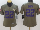 Women Minnesota Vikings #22 Harrison Smith Salute To Service Limited Jersey