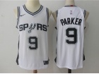 Nike San Antonio Spurs #9 Tony Parker  White Basketball Jersey