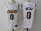 Nike Los Angeles Lakers #0 Kyle Kuzma White Basketball Jersey