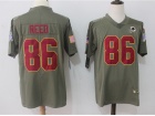 Washington Redskins #86 Jordan Reed Olive Salute To Service Limited Jersey