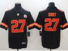 Kansas City Chiefs #27 Kareem Hunt Black Men's Vapor Untouchable Limited Jersey