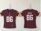 Women Washington Redskins #86 Jordan Reed Red Vapor Untouchable Limited Football Jersey