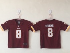 Youth Washington Redskins #8 Kris Cousins Red Vapor Untouchable Limited Football Jersey