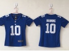 Youth New York Giants #10 Eli Manning Blue  Vapor Untouchable Limited Jersey