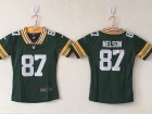 Women Green Bay Packers #87 Jordy Nelson Green Vapor Untouchable Limited Jersey