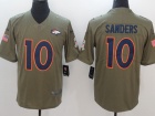 Denver Broncos #10 Emmanuel Sanders Olive Salute To Service Limited Jersey