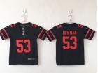 Youth San Francisco 49ers #53 NaVorro Bowman Black Vapor Untouchable Limited Jersey