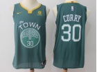 Nike Golden State Warriors #30 Stephen Curry Green Mens Basketball Jersey