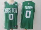 Nike Boston Celtics #0 Jayson Tatum Green Swingman Jersey