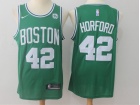 Nike Boston Celtics #42 Al Horford Green Swingman Jersey