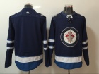 Adidas Winnipeg Jets Blank Blue Hockey Jersey