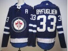 Adidas Winnipeg Jets #33 Dustin Byfuglien Blue Hockey Jersey