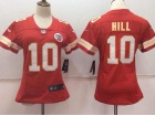 Women Kansas City Chiefs #10 Tyreek Hill Red Vapor Untouchable Limited Jersey