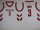 Nike Houston Rockets #3 Chris Paul White Swingman Basketball Jersey