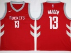 Nike Houston Rockets #13 James Harden Red Swingman Basketball Jersey