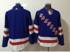 2017 Adidas New York Rangers Blank Blue Hockey Jersey